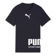 T-shirt Marine/Blanc Garçon Puma Sport Graphic