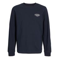 T-Shirt Manches Longues Marine Garçon Jack & Jones Makoto vue 3