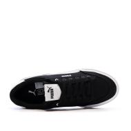 Weiß/Schwarze Puma Court Classic Sneaker für Damen Ansicht 4