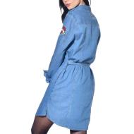Robe en Jean Bleu Femme Von Dutch DING vue 2
