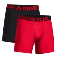 X2 Boxers Long Noir/Rouge Homme UNDER ARMOUR 1363619 pas cher