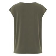 T-Shirt Kaki Femme Pieces Kamala vue 2