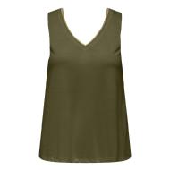 Débardeur Kaki Femme JDY Lurex