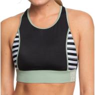 Haut De Bikini Noir/Rayures Femme Roxy Fitness