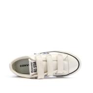 Baskets Blanches/Marines Garçon Converse Star Player vue 4