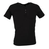 T Shirt Noir Homme La maison Blaggio Theo vue 2