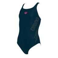 Maillot de bain Marine/Vert Fille Arena Joy pas cher