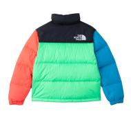 Doudoune Noir/Rose/Vert Garçon The North Face 96 Nuptse vue 2
