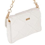 Sac à Bandoulière Écru Femme Morgan Romeo vue 2