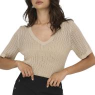 T-Shirt en Maille Beige Femme JDY Pullover