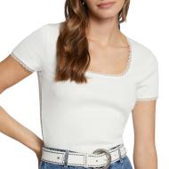 T-Shirt Blanc Femme Morgan DLUBI