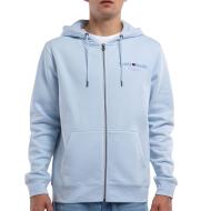 Sweat Zippé Bleu Clair Homme Teddy Smith Giclass 30J
