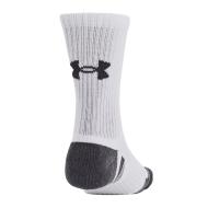 x3 Paires de Chaussettes Blanches/Grises Homme Under Armour Performance vue 2