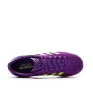 Baskets Violettes/Jaunes Enfant Adidas Gazelle vue 4