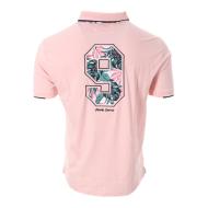 Polo Rose Clair Homme Rugby SOWETO vue 2