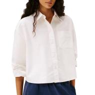 Chemise Blanche Femme Tommy Hilfiger Oxford pas cher
