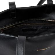 Sac à Bandoulière Noir Femme Tommy Hilfiger Logotapes AW0AW17693 vue 3