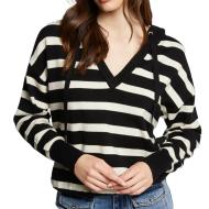 Pull Noir Femme Morgan Pull Col V 241-MBALLON-NIV