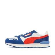 Baskets Blanches/Bleu/Rouge Homme Puma R78 pas cher