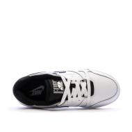 Baskets Blanc/Gris/Noir Garçon Nike Full Force Lo vue 4
