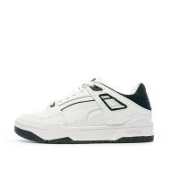 Baskets Blanche/Noir Garçon Slip stream pas cher