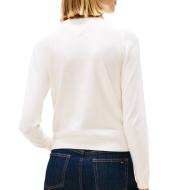 Pull Blanc Femme Tommy Hilfiger Tjw Essential vue 2