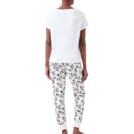 Pyjama Blanc/Noir Femme Disney Good Vibes Minnie vue 2