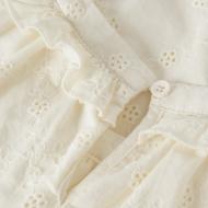 Blouse Blanche Fille Lil' Atelier Hosa Loose vue 3