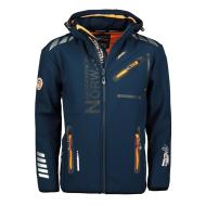 Parka Softshell Marine/Orange Homme Geographical Norway GN-ROYAUTE