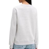 Sudadera gris de mujer Tommy Hilfiger Flag Crew1 ver 2