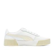 Baskets Beige/Blanc Femme Puma Carina vue 2