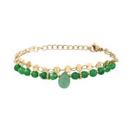 Clio Blue Lisa Women's Gold/Green Bracelets affordable
