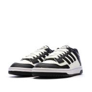 Baskets Noires/Blanches Enfant Adidas Rapid Court vue 6