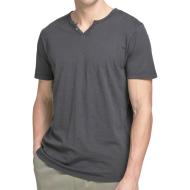 T-shirt Gris Homme Jack & Jones Split Neck