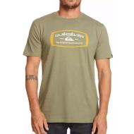 T-shirt Kaki Homme Quiksilver Barrel pas cher