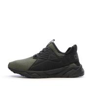 Baskets Kaki/Noires Garçon Kappa San Puerto