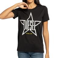 T-Shirt Noir Femme Diesel Sily pas cher