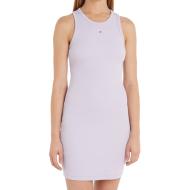 Robe Mauve Femme Tommy Hilfiger Essential pas cher
