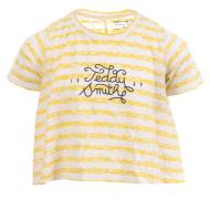T-shirt à rayures Jaune Fille Teddy Smith Marino vue 2