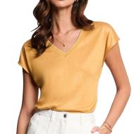 T-shirt Jaune Femme Morgan Fantaisie 241 DAGA