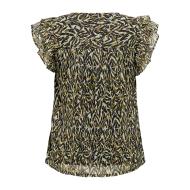 Blouse Marron/Noire Femme Only Leliza vue 2