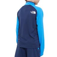 Sudadera azul para niño The North Face Perf 1/4 Zip ver 2