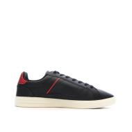 Baskets Noires/Rouges Homme Lacoste Court vue 2