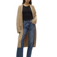 Gilet Marron Clair Femme Vero Moda Jupiter vue 2