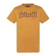 T-shirt Ocre Homme Schott Vintage
