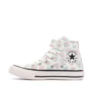 Baskets Blanches à cœurs Fille Converse All Star Hearts Easy-on pas cher