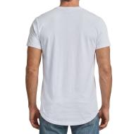 Camiseta blanca de hombre G-Star RAW con logotipo ver 2