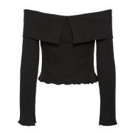Women's Black T-Shirt Pieces Jazmine Photo of the Espace des Marques %store% store - view of %key%
