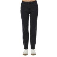 Jean Mom Noir Femme Pieces Kesia pas cher