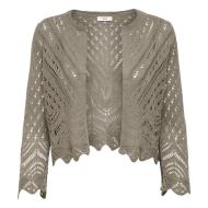 Cardigan Marron Femme JDY Sun 3/4 Cropped vue 2